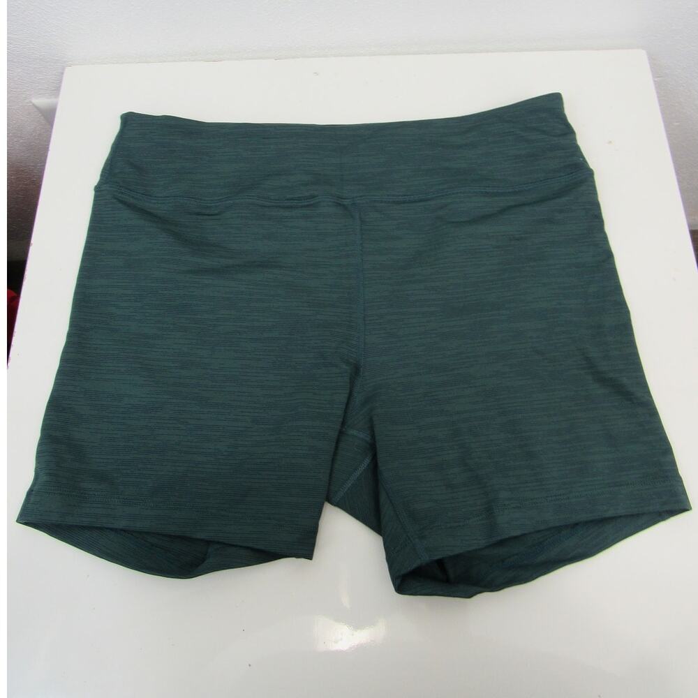 Outdoor Voices XXL Teal 5" Inseam Biker Shorts Athletic Athleisure Workout